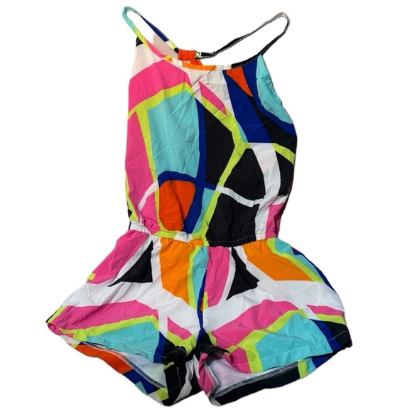 Fabletics Geometric Print Neema Romper, size Small - Picture 3 of 6